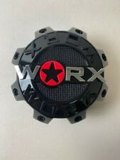 Worx By Ultra 8 Lug Gloss Black Wheel Center Cap 30171765F-A 2-Inch Spacer picture