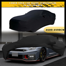 Black Indoor Car Cover Stain Stretch Dustproof For NISSAN GT-R picture