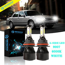 For MERCURY Grand Marquis 1998-2005 4Side LED Headlight 9007 HB5 White Bulbs 6K picture