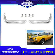 For 1970-1973 Chevrolet Camaro RS Pair(2) Front Split Bumpers Rally Sport picture