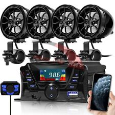 Refurb Bluetooth Motorcycle Stereo Speakers Audio Amplifier System ATV Golf Cart picture