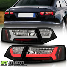 Black 2009 2010 2011 Audi A6 S6 Sedan LED Neon Bar Tail Lights Lamps Left+Right picture