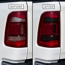 FOR FOR 19-23 Dodge Ram 1500 Tail Light Turn Signal & Reverse SMOKE Precut Tint picture