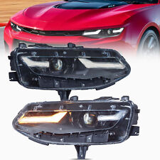 VLAND Full LED Headlights For 2019-2024 Chevrolet Chevy Camaro Coupe Convertible picture