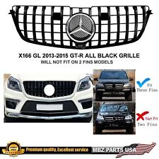 GL350 GL450 X166 Grille GT GTR All Black AMG Style 2013 2014 2015 2016 Star picture
