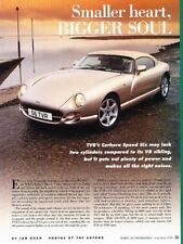 1999 TVR Cerbera Speed Six Original Car Review Report Print Article J886 picture