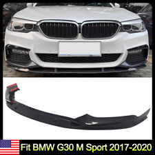 For BMW G30 M550i M Sport 2017-2020 Front Bumper Splitter Lip Carbon Fiber Look picture