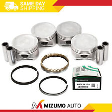 Pistons w/ Rings fit 01-05 Honda Civic Vtec EX HX SI 1.7 D17A2 D17A6 picture