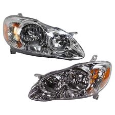 Headlight Assembly Set For 2005-2008 Toyota Corolla Sedan Left Right With Bulb picture