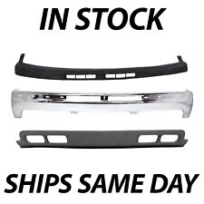 Brand New Complete Steel Front Bumper Kit For 2000-2006 Chevy Suburban Tahoe picture