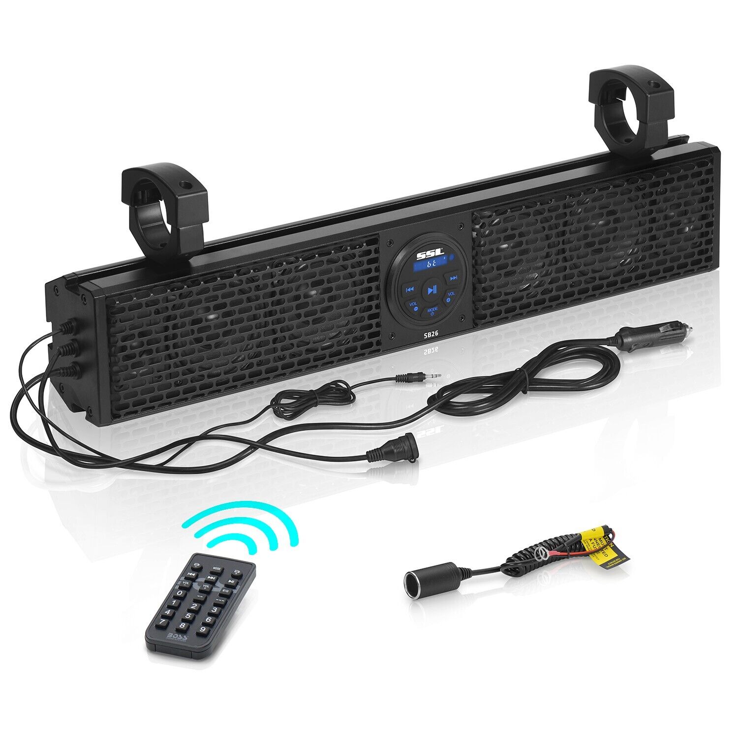 Sound Storm Laboratories SB26 26” Amplified Sound Bar – 4” Speakers, Bluetooth