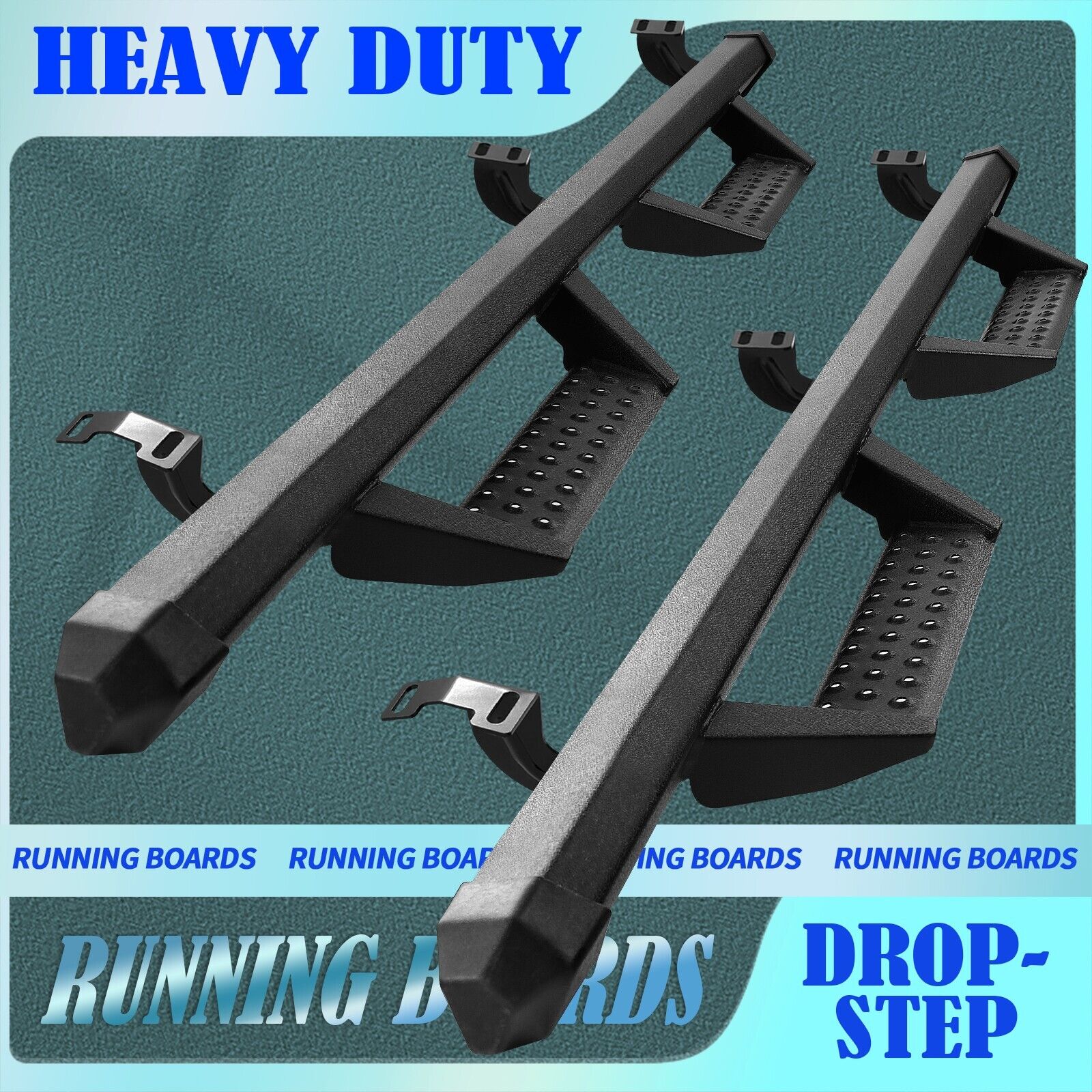 Texture Drop Steps Nerf Bar Running Board Fit TOYOTA Tacoma Double Cab 2005-2023