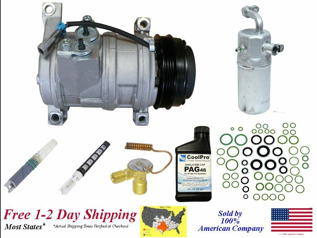 A/C AC Compressor Kit For 2003-2006 Suburban 1500 (with rear A/C)