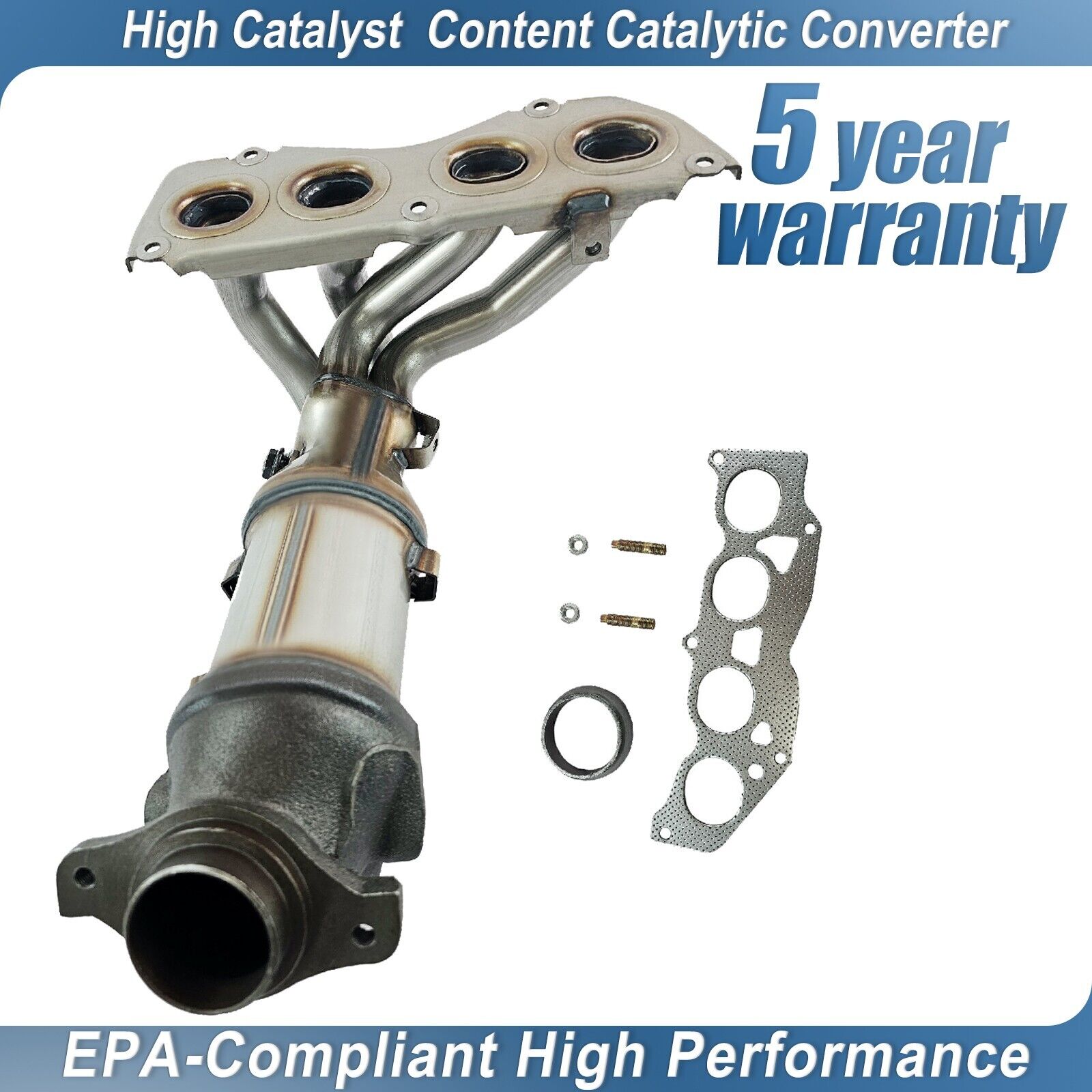 Front Catalytic Converter 2012 - 2017 Toyota Camry 2.5L Hybrid High Quality