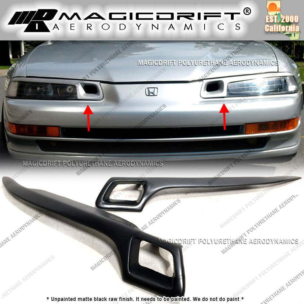 Fit For 92-96 Honda Prelude BB4 BB1 HIRO Style PU Eyebrow Air Duct Intake Vent