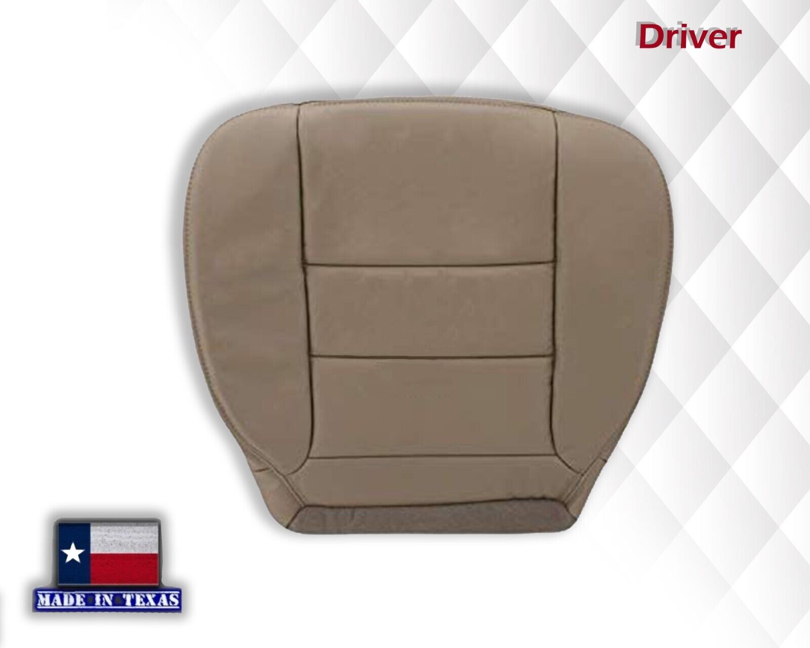 2002 2003 2004 2005 2006 2007 Ford F250 F350 Lariat Extended Cab Seat Cover Tan
