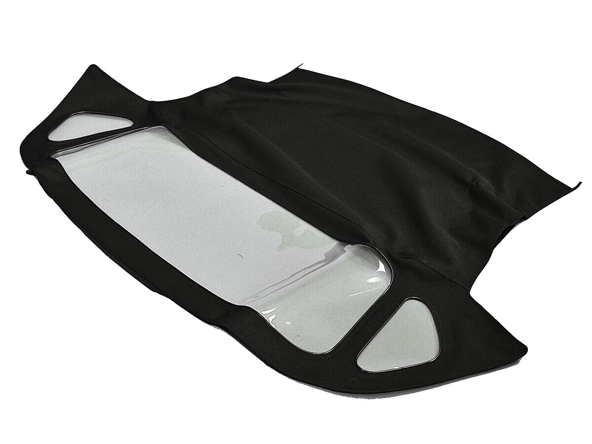 Fits: Nissan 300ZX Soft Top & Plastic Window 93-95 Haartz Black Stayfast CANVAS