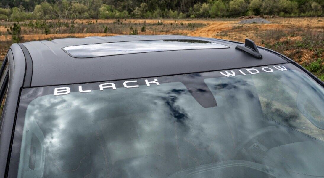 2016-2024 OEM Black Widow Windshield Decal Banner Fits Trucks NEW Limited Stock