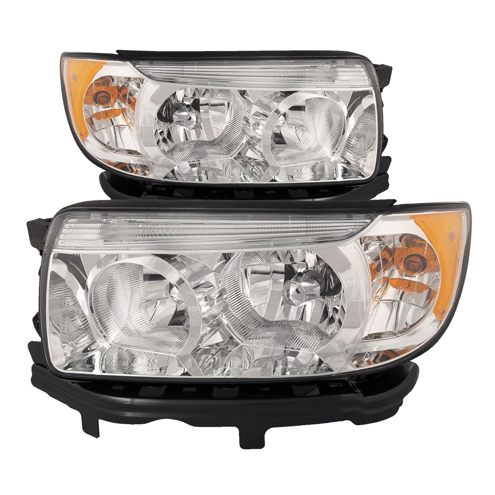 Headlights Pair Fits 06-2008 Subaru Forester 07-2008 Forester