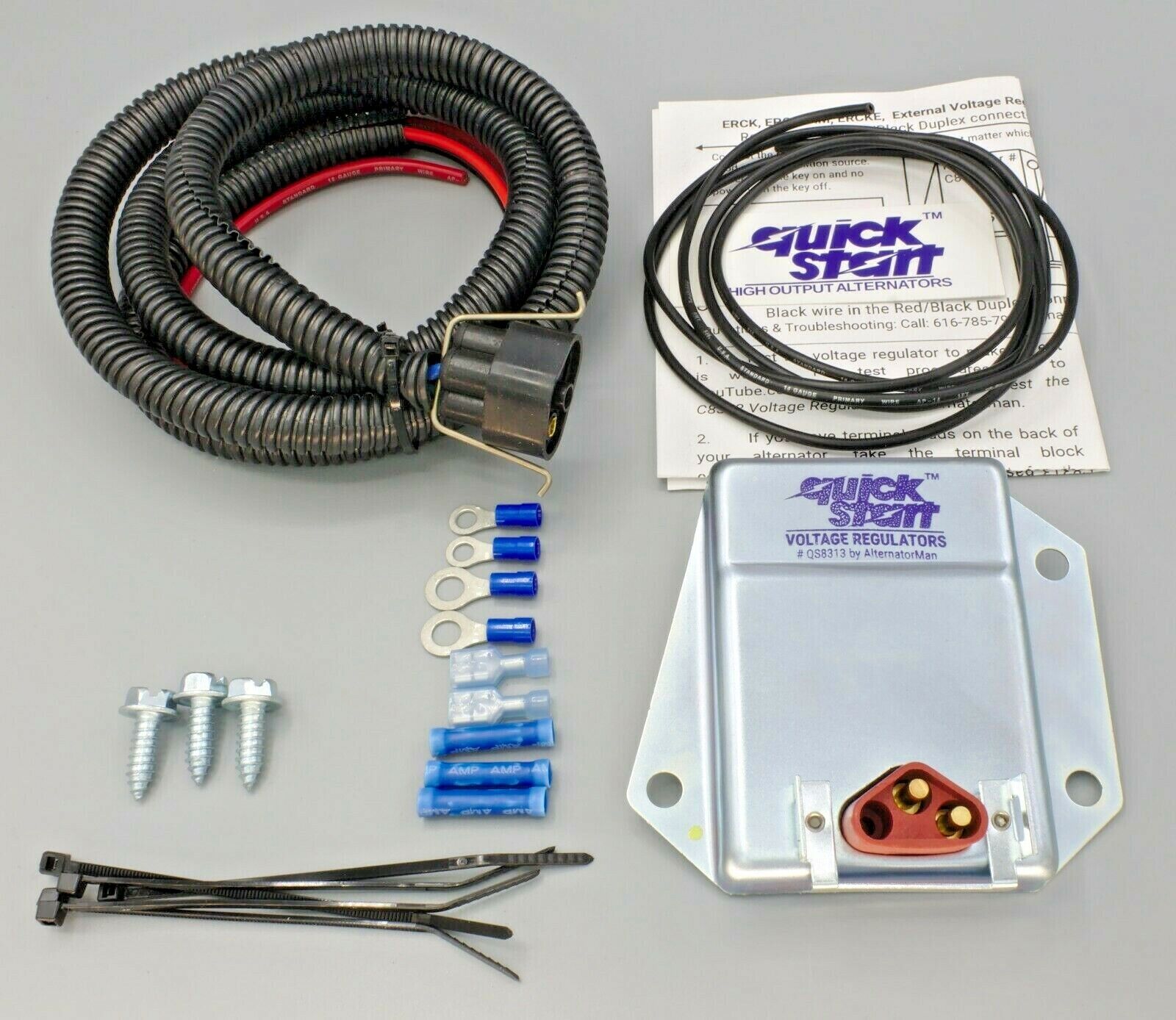 Adjustable External Voltage Regulator Kit for Jeep, Dodge, Chrysler (No FRM)