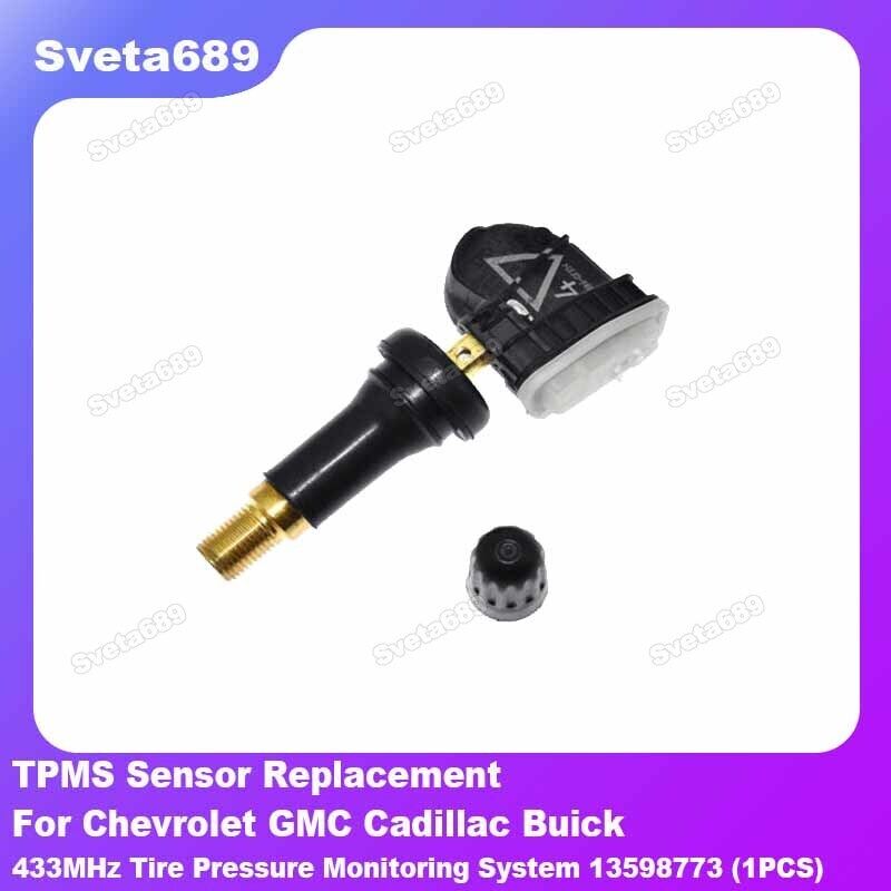 For GM Buick Chevy GMC New 433MHz TIRE PRESSURE SENSOR TPMS 13598773 1Pcs