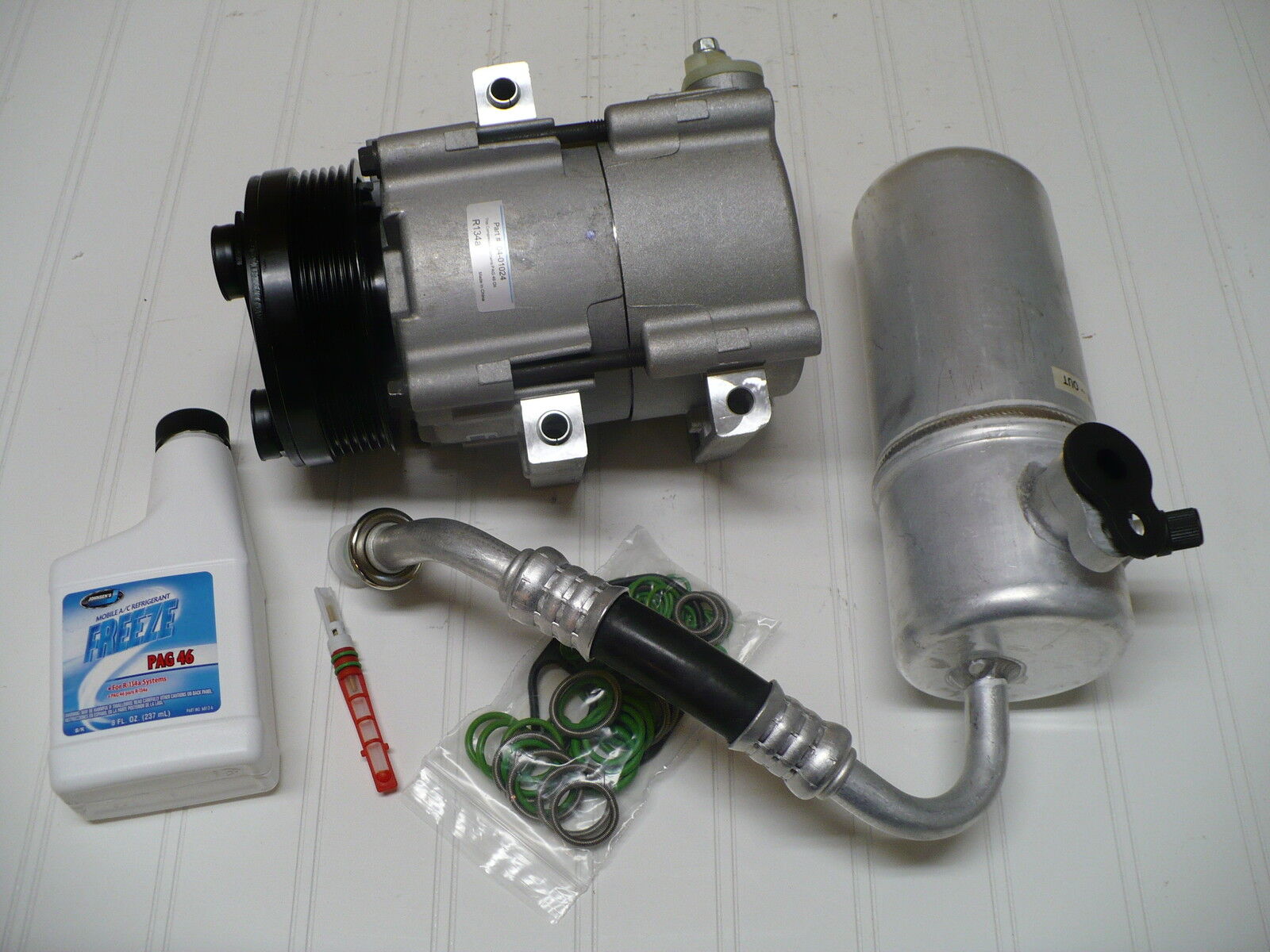 New A/C AC Compressor Kit Fits 2004-2006 Ford F-150 (4.6L, 5.4L only)