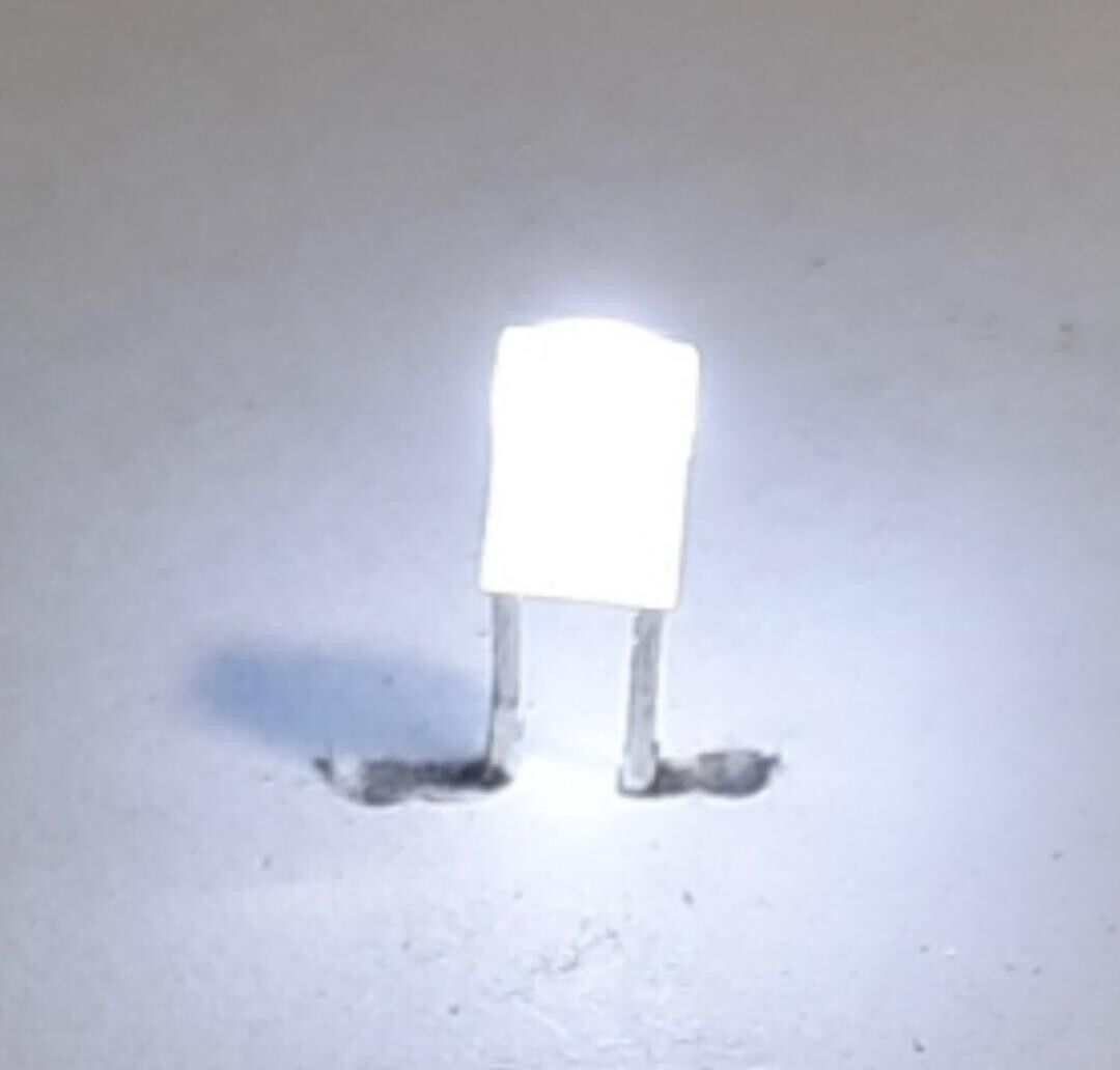 100 PC Bright White 12V Ice Cube LED 3mm Mini Automotive Accessories