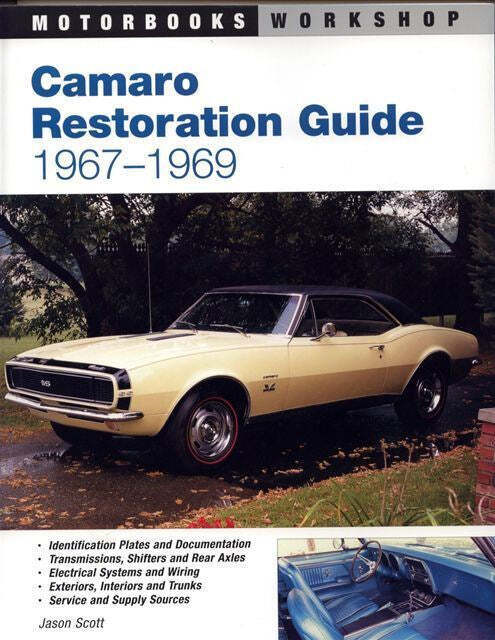 Camaro RS SS Z28 Restoration Guide 1967 1968 1969 Interior Exterior Id manual