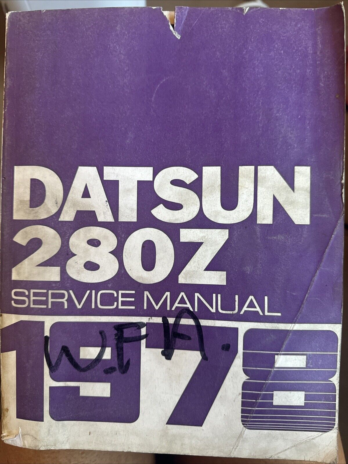 Vintage Original 1978 Datsun 280Z Shop Service Repair Manual