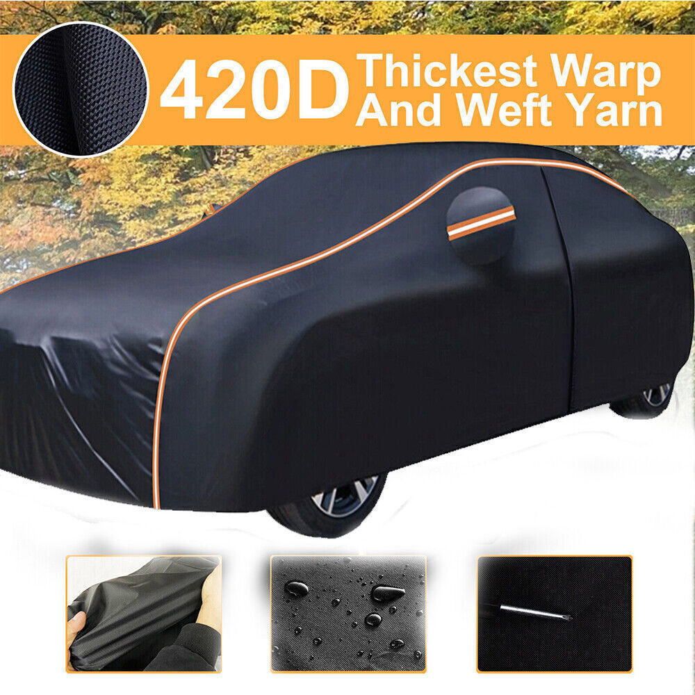 420D 100% Waterproof Car Cover For 2008-2022 Dodge Challenger All Weather