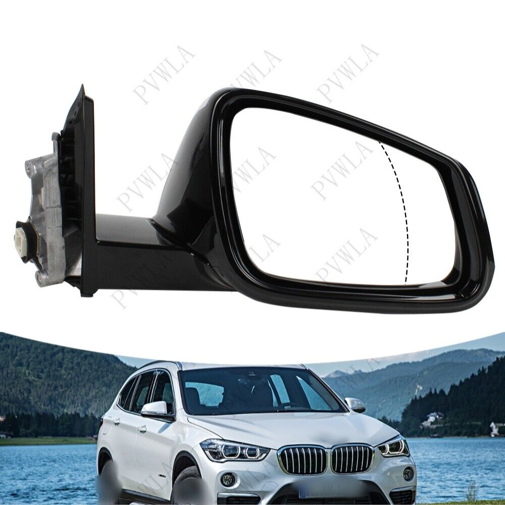 5Pins White Heated Power Fold Mirror Assembly Fit BMW X2 F39 2018-2023 Right