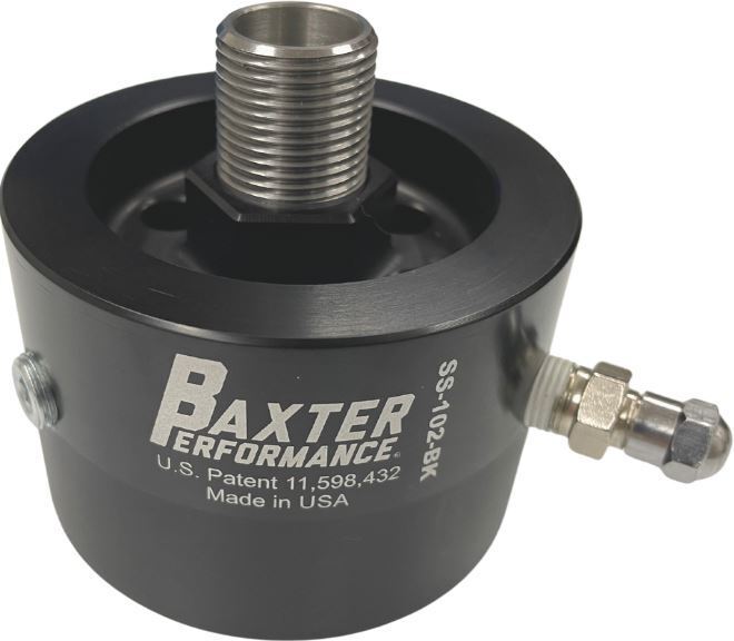 Baxter Performance SS-102-BK Spin-on Cartridge Adapter For Subaru