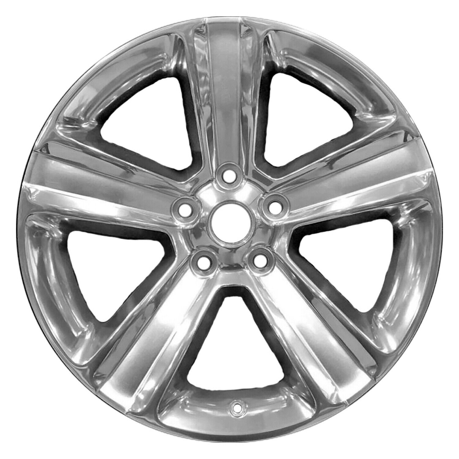 02453 Used OE Factory 20in Wheel Polished w/Silver Fits 2013-2019 Dodge Ram 1500