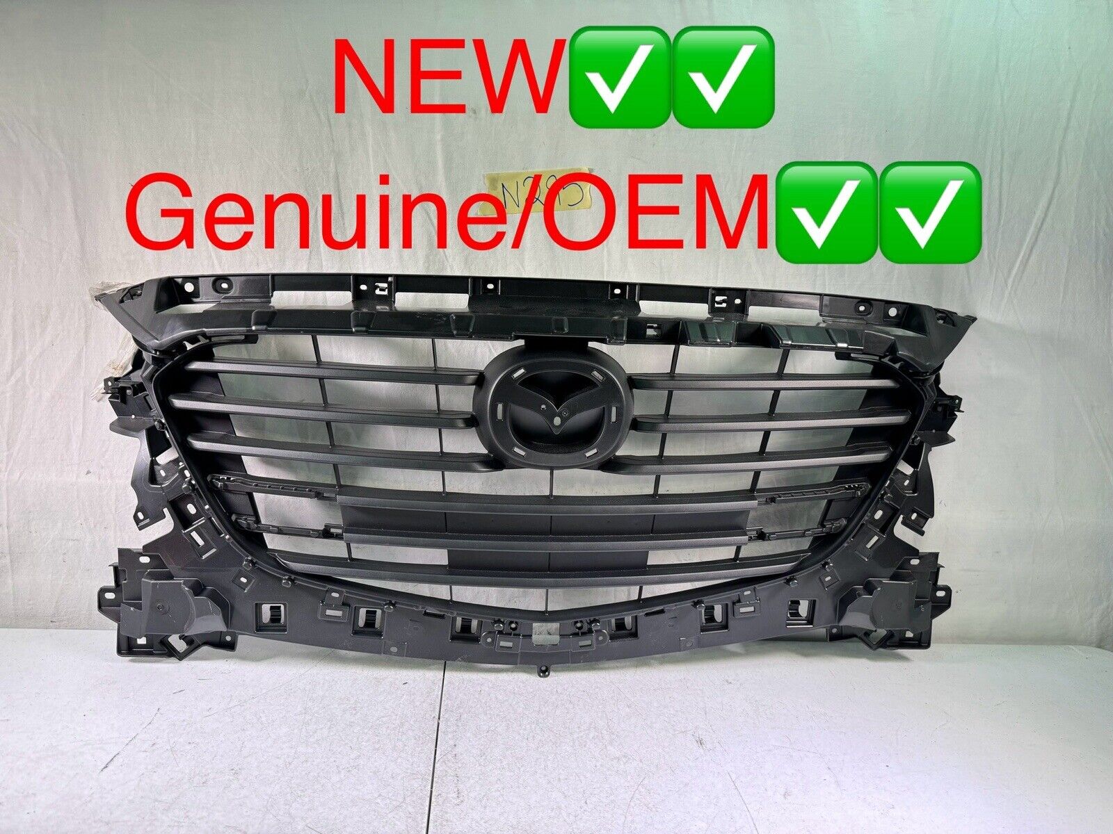 2017-2018 Mazda 3 Plastic Grille Grill only BANE-50712D Genuine OEM