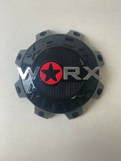 Worx By Ultra 8 Lug Gloss Black Wheel Center Cap 30171765F-A Short LG1207-40