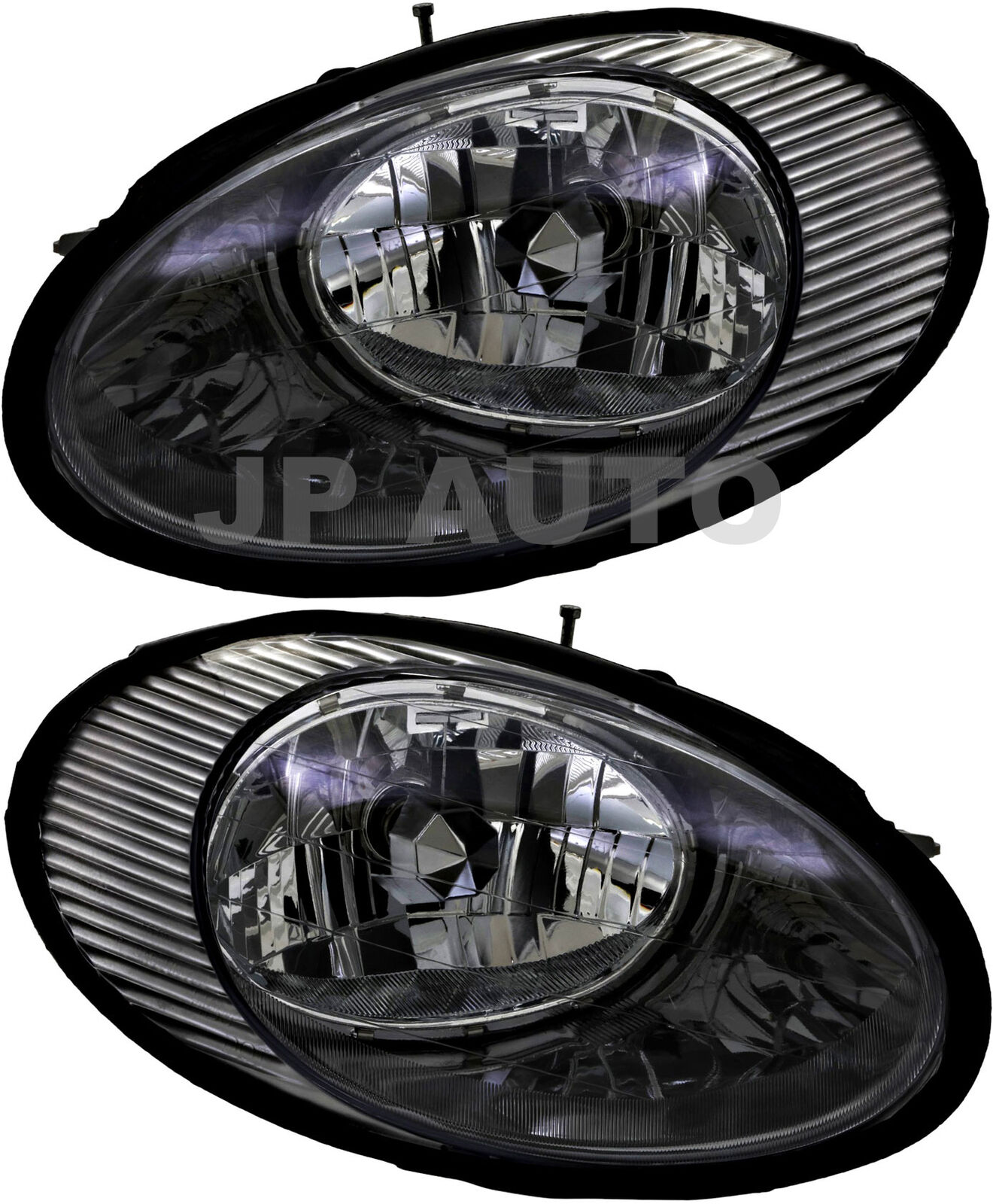 For 1996-1998 Ford Taurus Headlight Halogen Set Driver and Passenger Side