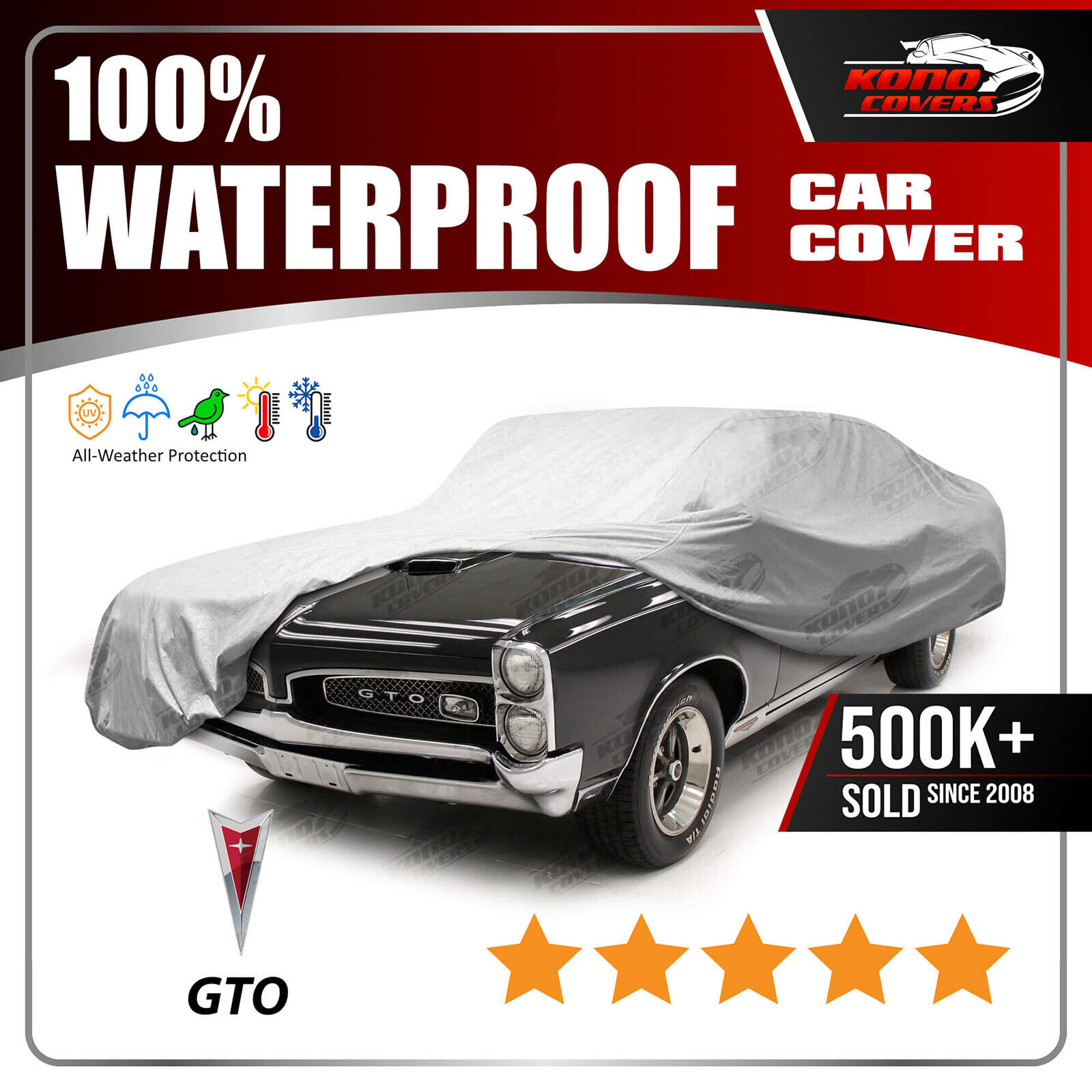 1964-1967 Pontiac GTO CAR COVER - ULTIMATE? HP 100% All Season Custom-Fit