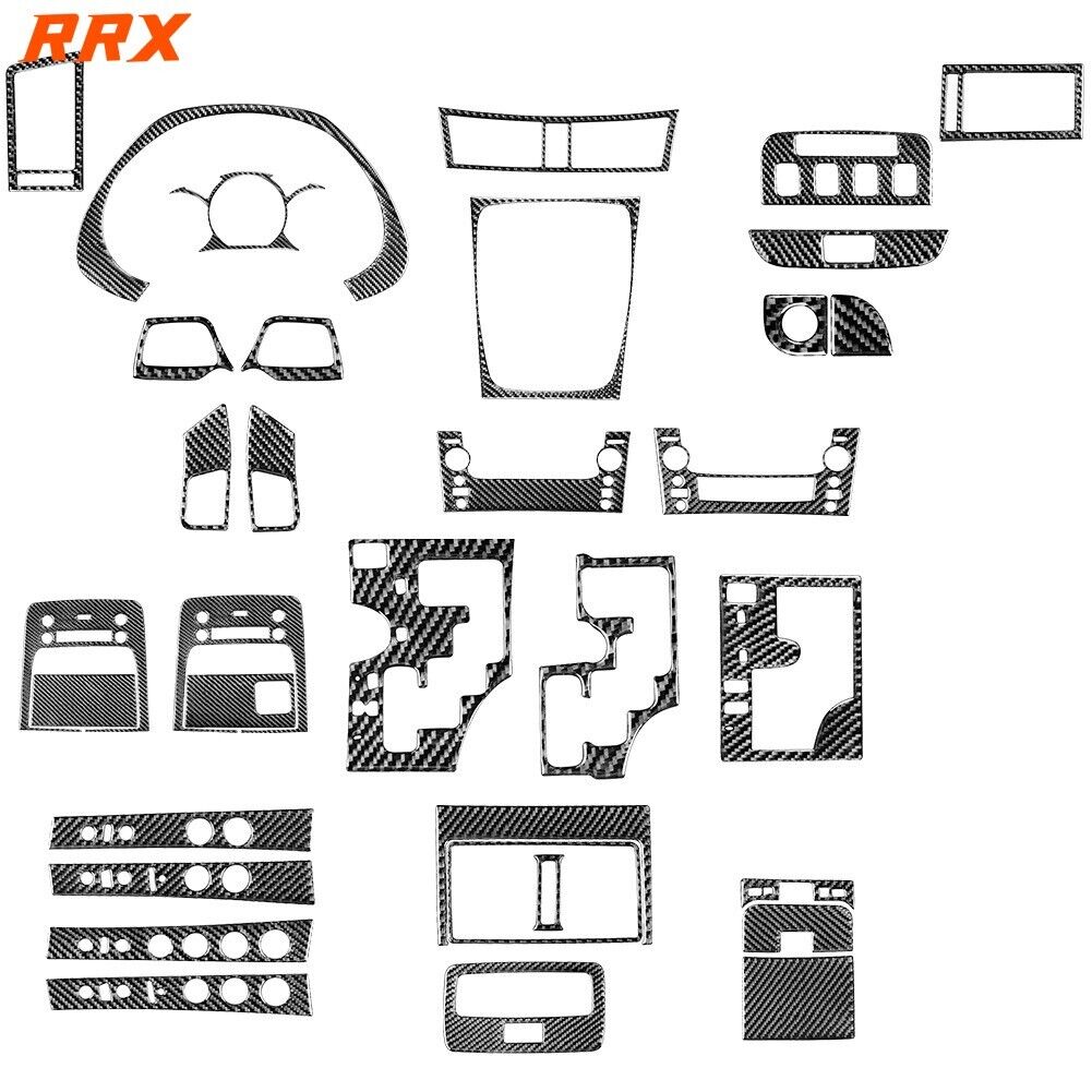 28Pcs Real Carbon Fiber Kits Whole Interior Trim Sticker For Lexus GS 2006-2011