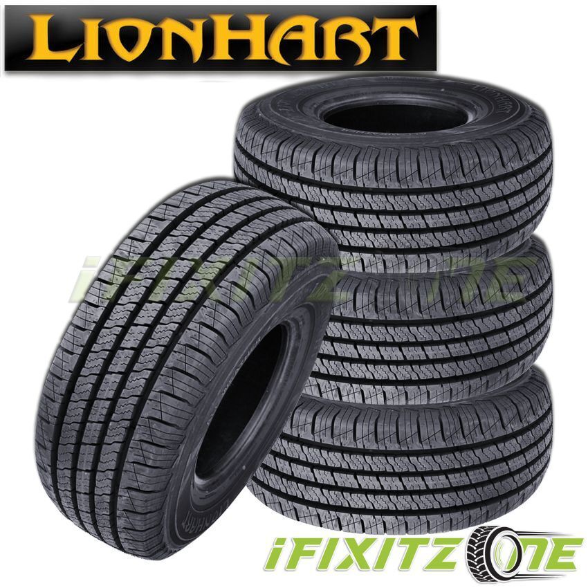 4 Lionhart Lionclaw HT P 265/65R17 110T Tires, All Season, 500AA, New, 40K MILE