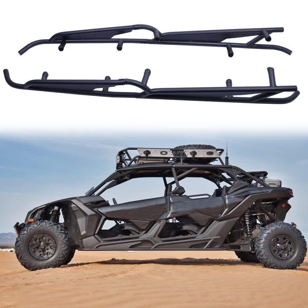 Nerf Bars Rock Sliders for 2017-2024 Can-Am Maverick X3 Max - 4 Seater 715003888