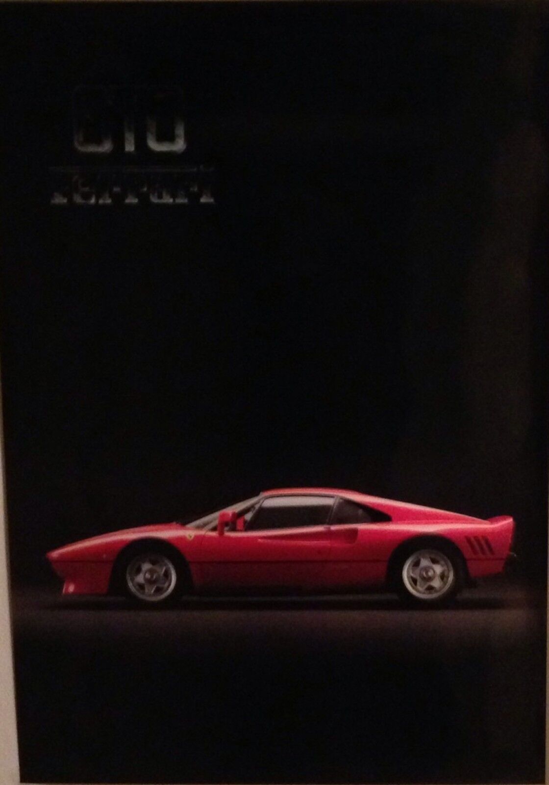 Ferrari 288 GTO #319/84 Factory Car Poster Extremley Rare Out Of Print Own It