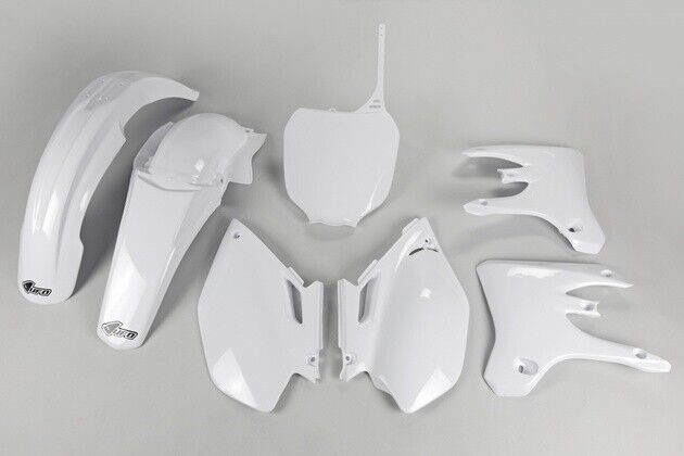 UFO Complete Plastics Kit White for Yamaha YZ450F/YZ250F 4-Stroke 2003-2005