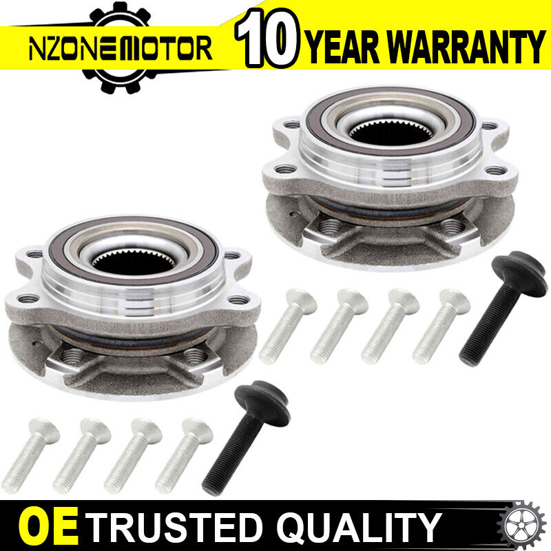 Front /Rear Wheel Hub Bearing Assembly Set For Audi A4 A5 A6 RS5 S4 S8 SQ5 w/ABS