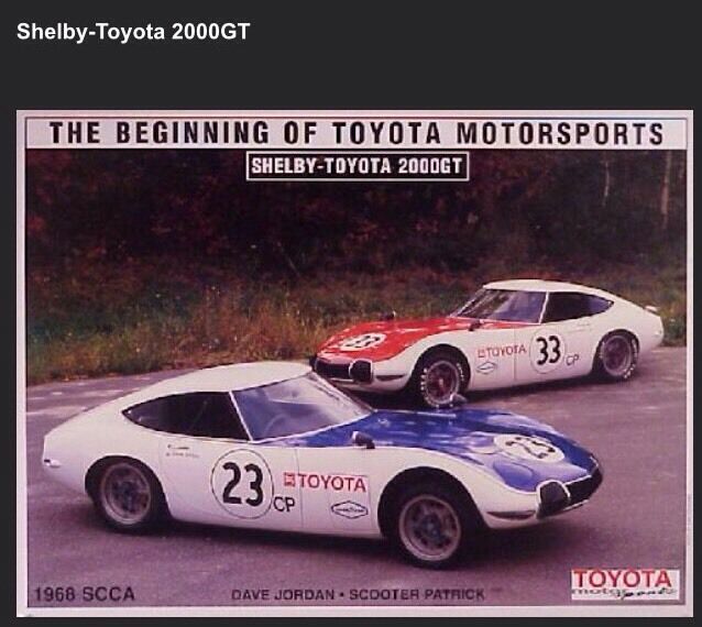 Shelby-Toyota 2000GT Photo:Shin Yoshikawa/Extremely Rare Car Poster O/Print