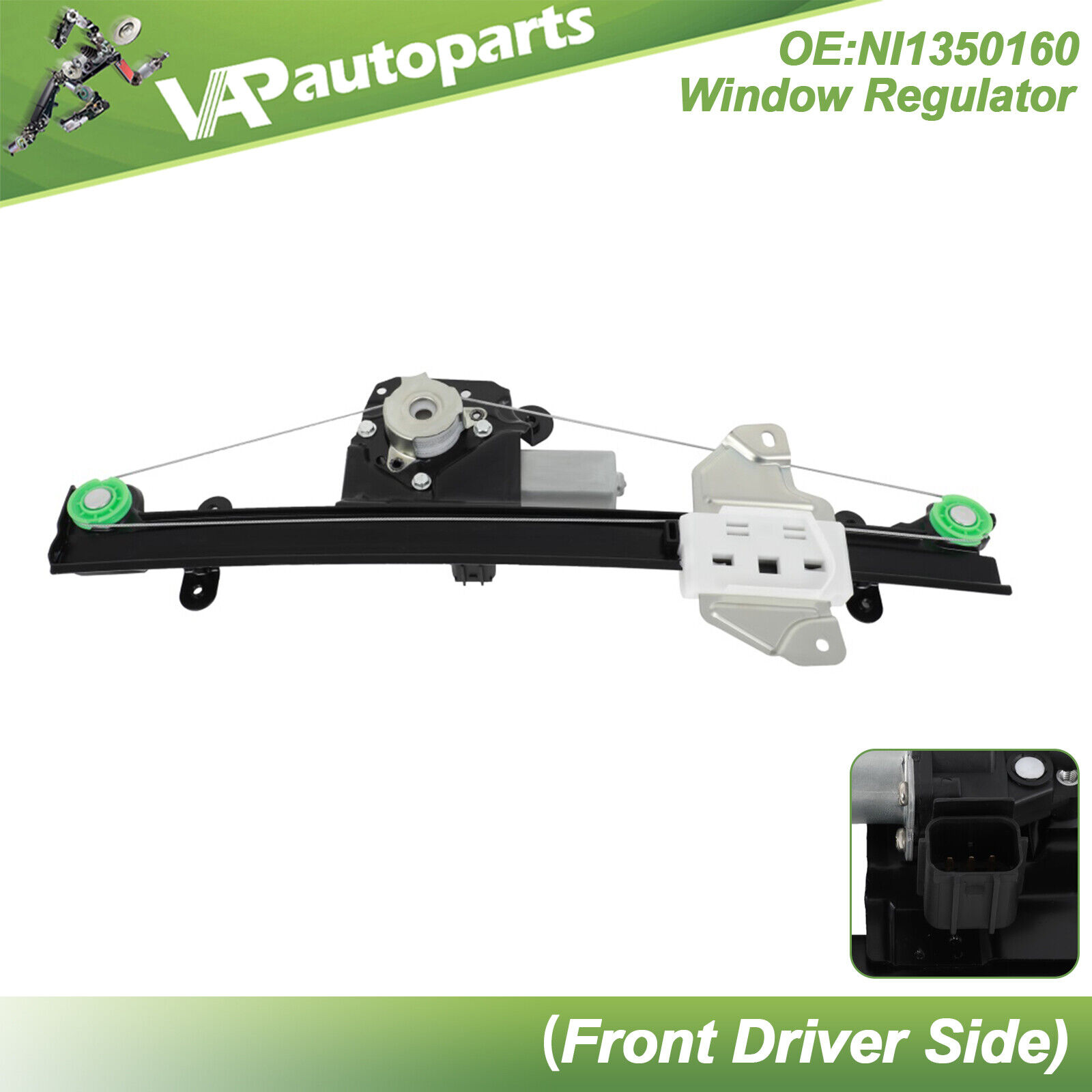 For 2013-2018 Nissan Altima Front Driver Side Power Window Regulator w/ Motor