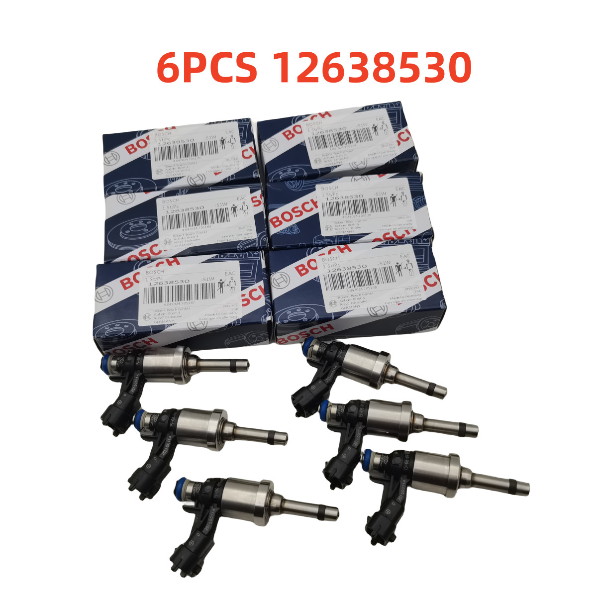 6x Fuel Injectors 12638530 Fits for Chevrolet Camaro Traverse GMC Acadia 3.6L V6