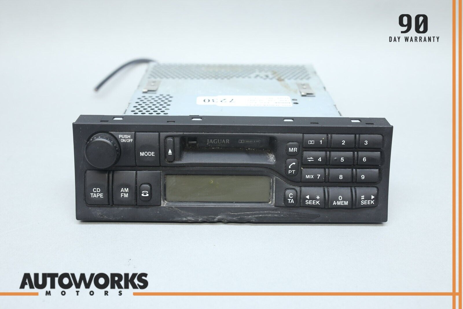 00-06 Jaguar XK8 XKR X100 AM FM Radio Receiver Cassette Player LJD4100AA OEM