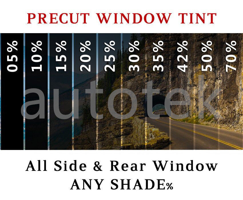 PreCut All Sides + Rear Window Film Any Tint Shade % For All Nissan Glass