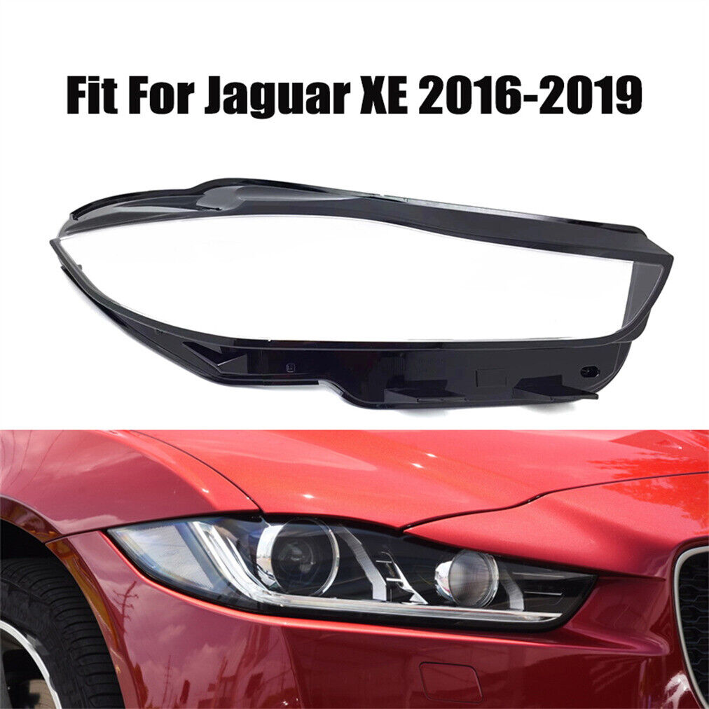Right Side Front Headlight Lens Headlamp Shell Clear Cap For Jaguar XE 2016-2019