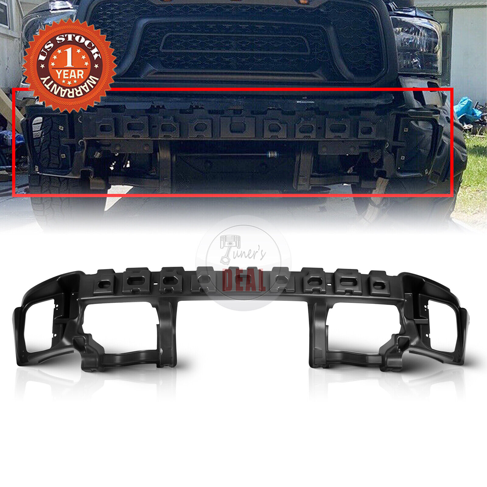 For 2013-2021 Ram 1500 68145441AC All Cab Types Front Bumper Energy Absorber